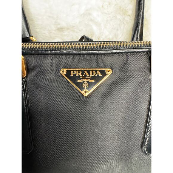 Prada vintage Black Nylon & Leather Satchel – Authenticated - Picture 16 of 16